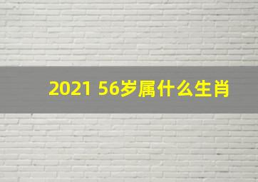 2021 56岁属什么生肖